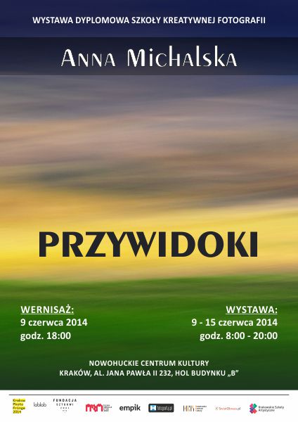 Anna Michalska - „Przywidoki” - plakat